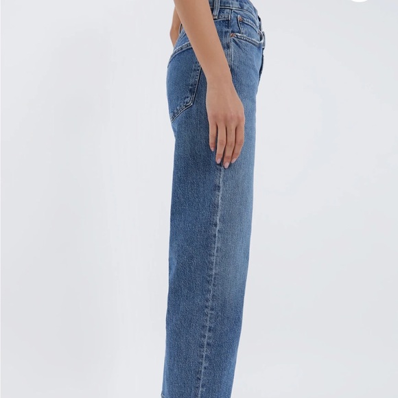 Agolde relaxed ankle denim. Harper Crop like new - Picture 3 of 5